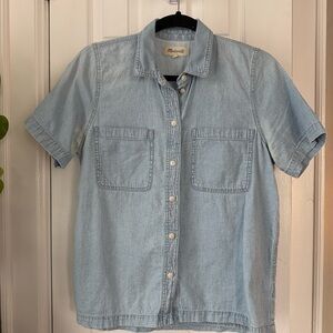 Madewell Light Blue Denim Shirt